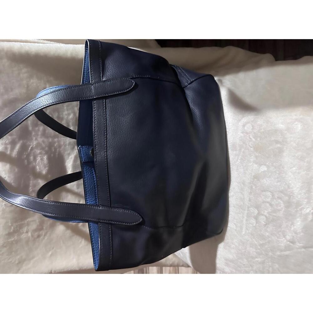 Coach Blue Leather Women's Tote Bag